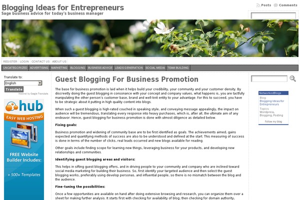 Atahualpa theme site design template sample