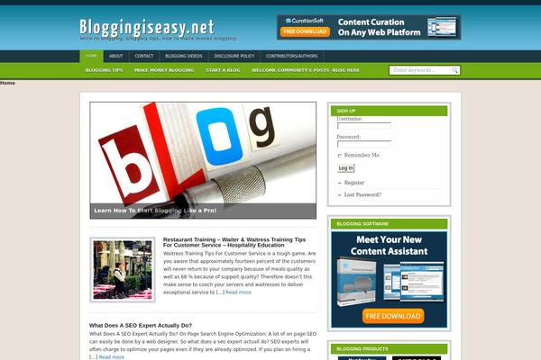 bloggingiseasy.net site used Headlines_enhanced
