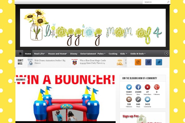 Site using Social-icon-widget plugin