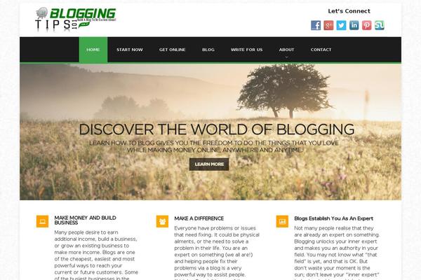 Site using Super Socializer plugin