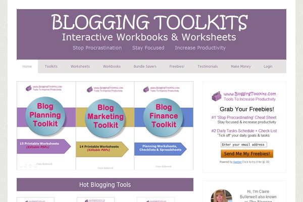 Site using Wp-nice-topbar plugin