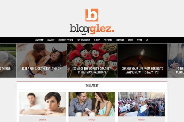 Newspeak theme site design template sample