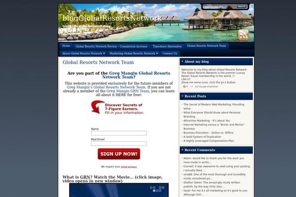 blogglobalresortsnetwork.com site used Flexibility3