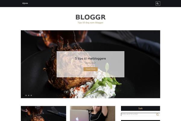 bloggr.no site used CleanBlogg