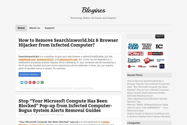 Rundown theme site design template sample