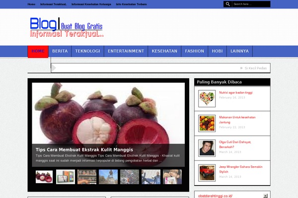 Shaped Blog theme site design template sample
