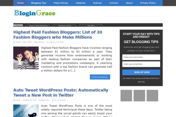 Site using Simple contact form plugin