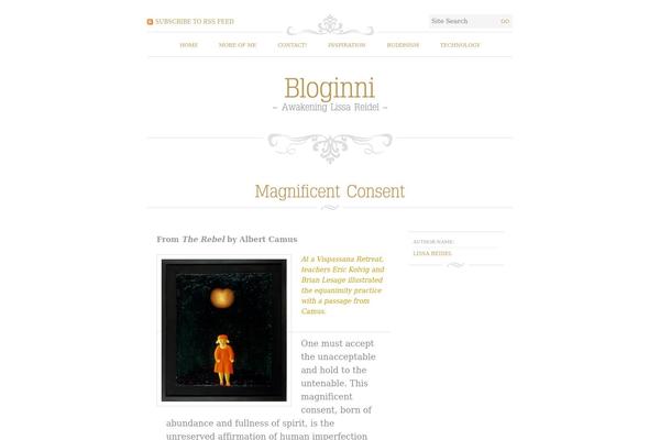 bloginni.com site used Typominima