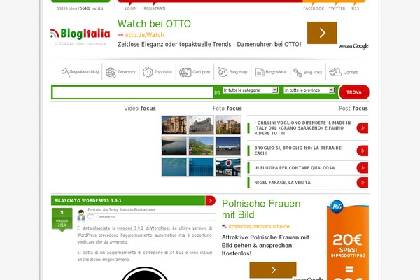 blogitalia theme websites examples