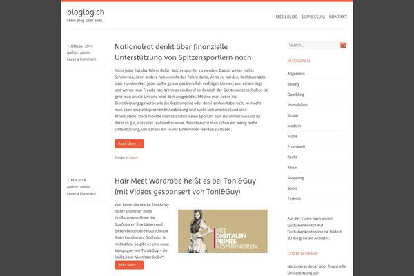 bloglog.ch site used Surface