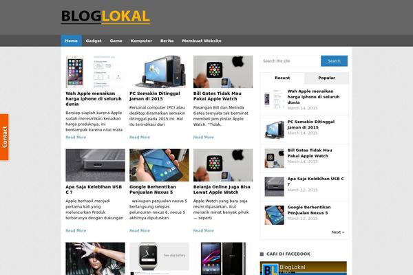 Portal theme site design template sample
