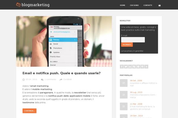 Feather theme site design template sample