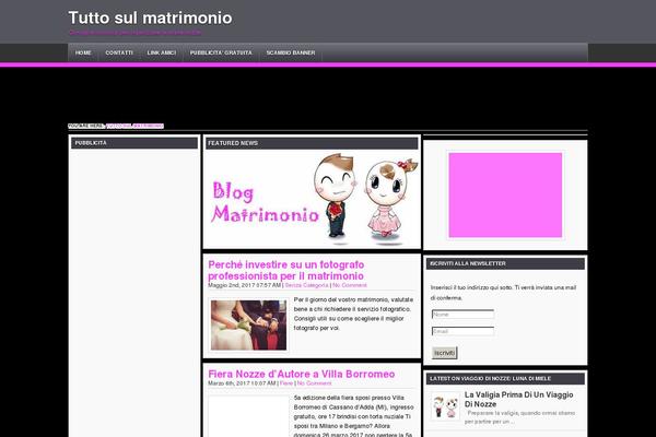 Vimage theme site design template sample