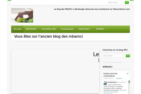 Site using Tweet Blender plugin