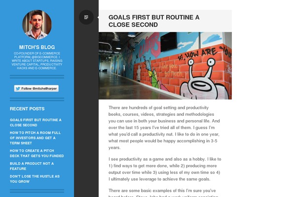 Writr theme site design template sample