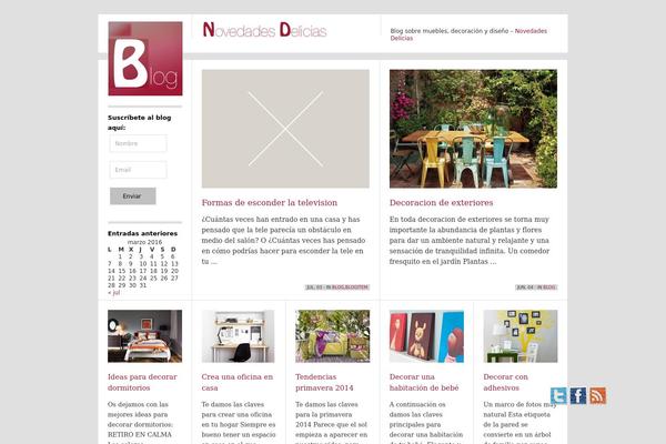 Suburbia theme site design template sample