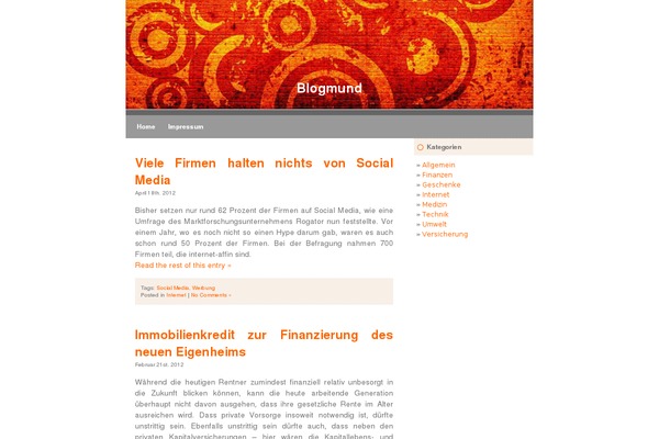 LiasOrangeC theme site design template sample