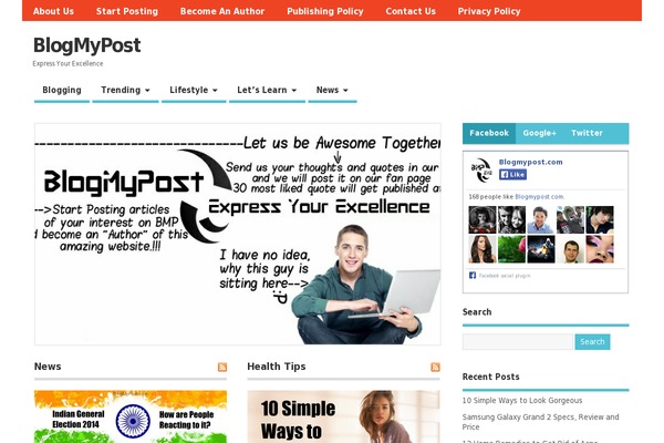 MesoColumn theme site design template sample