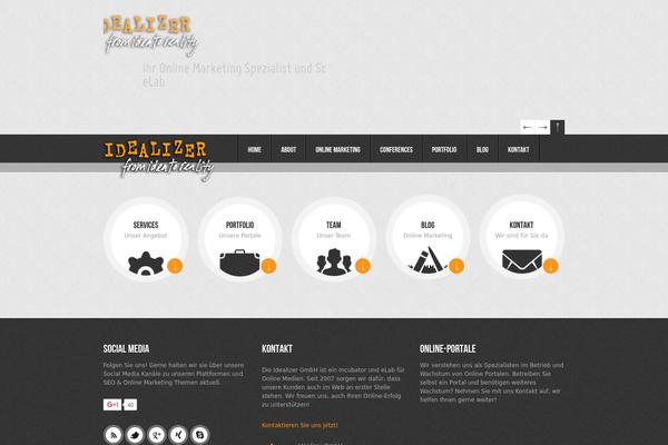 AGT Noname Ajax theme site design template sample