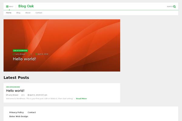 blogoak.com site used Xmag