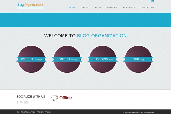 Elegantica theme site design template sample