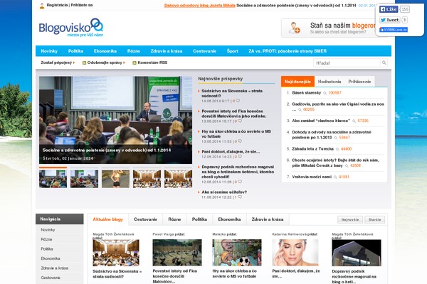 Site using Just Another Author Information Widget plugin