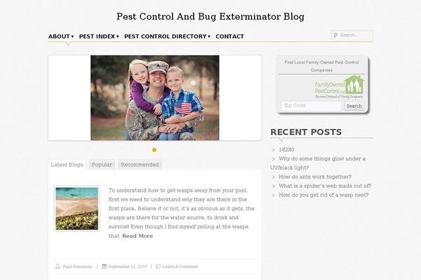 Supernova theme site design template sample