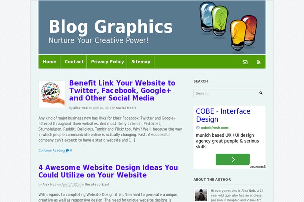 Canvas theme site design template sample