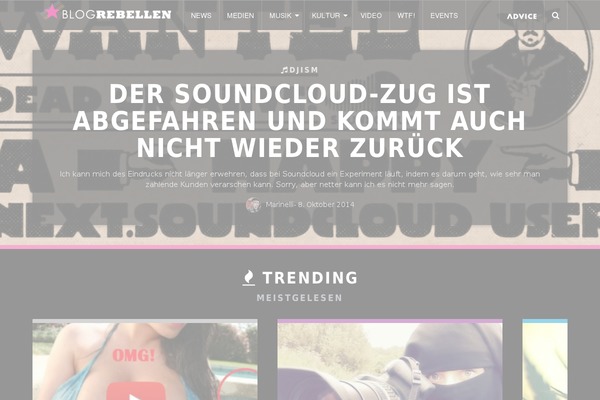blogrebellen.de site used Blazemag-child
