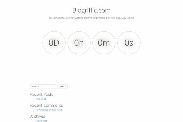 WPChimp Countdown theme site design template sample