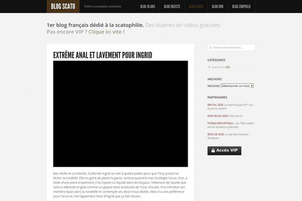 Feather12 theme site design template sample