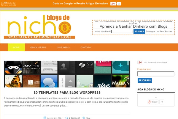 Felicity theme site design template sample