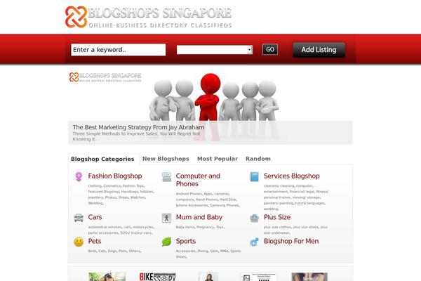 Classifiedstheme theme site design template sample