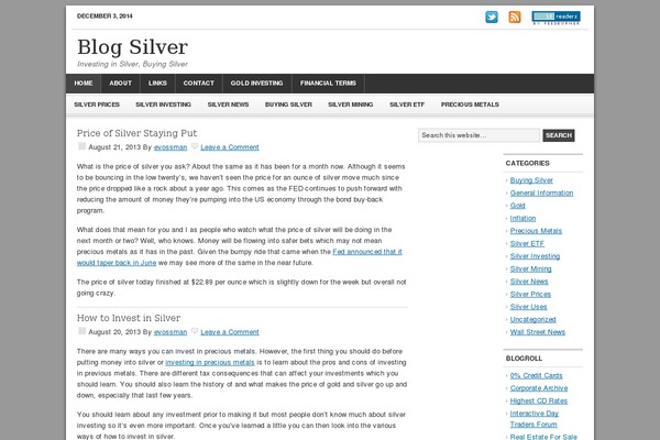 News theme site design template sample