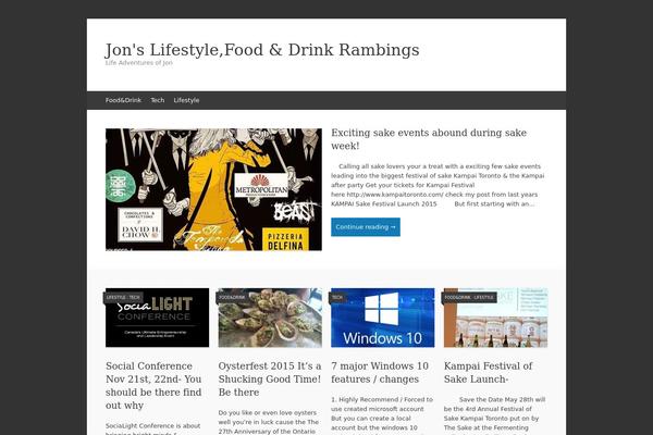 Expound theme site design template sample
