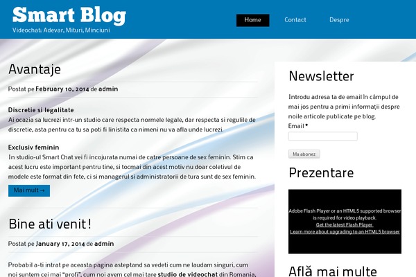 Alexandria theme site design template sample