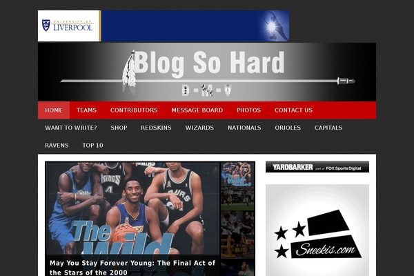 Argent theme site design template sample