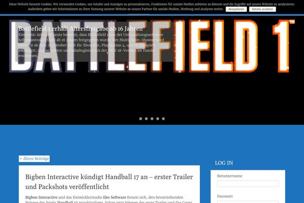 Geekery theme site design template sample
