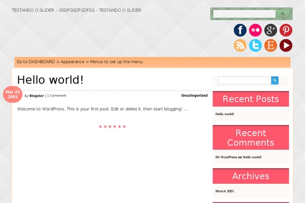 WordPlus theme site design template sample