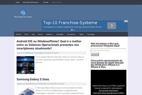 blogtecnologiaemacao.com.br site used JustBlue