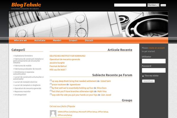 Site using BuddyPress plugin