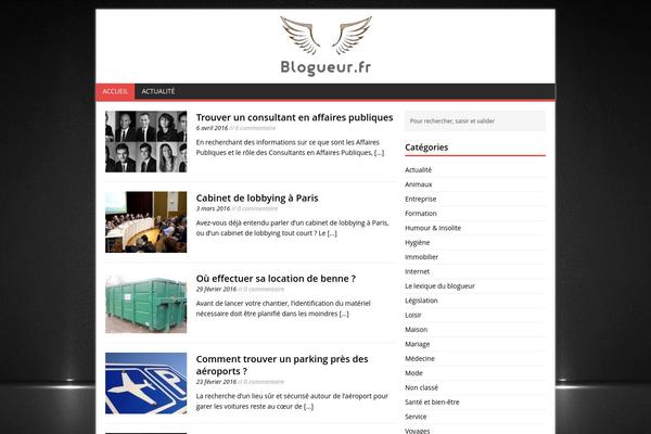 MH Magazine lite theme site design template sample