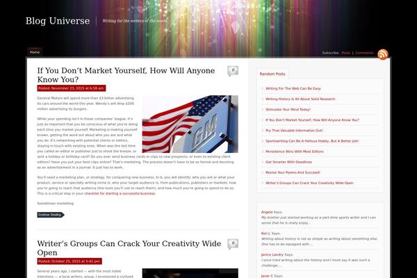 Width Smasher theme site design template sample