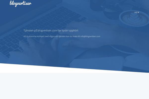 One Page Express theme site design template sample