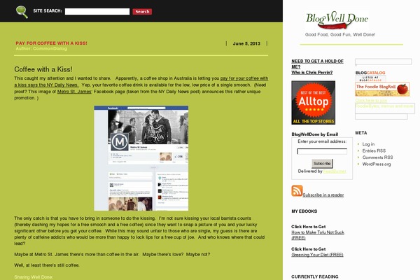 Pilcrow theme site design template sample