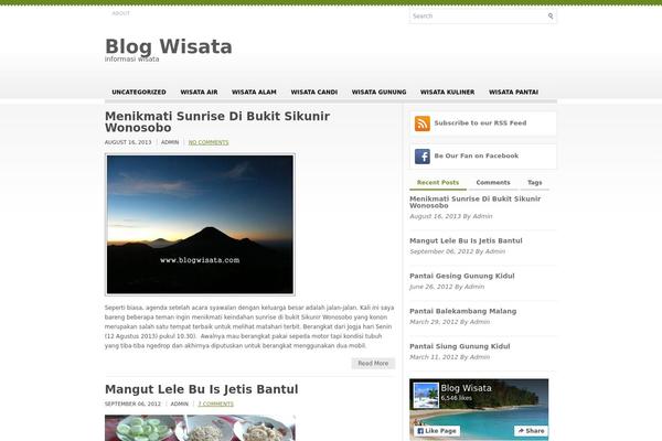 Riviera theme site design template sample