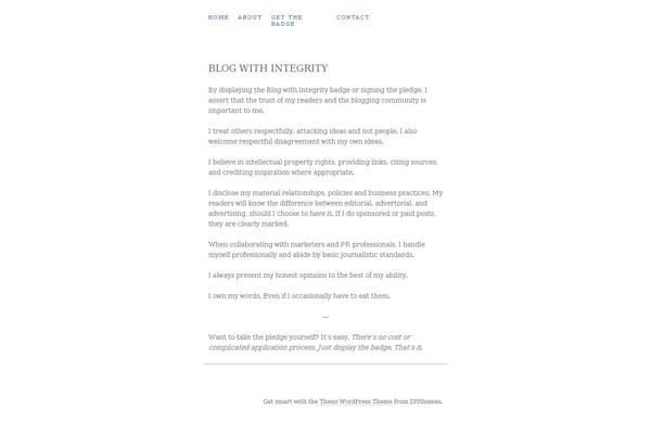 Thesis 1.6 theme site design template sample