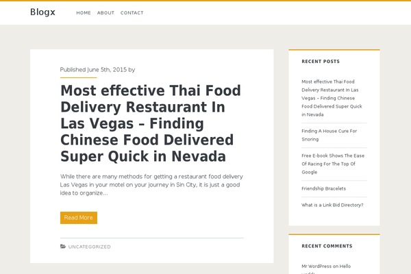 Ignite theme site design template sample