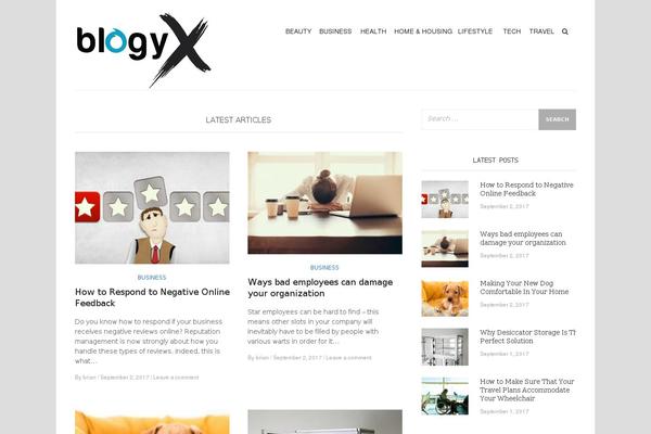 blogyx.com site used Arouse