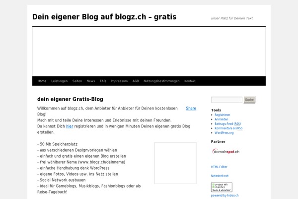 Gutenix theme site design template sample